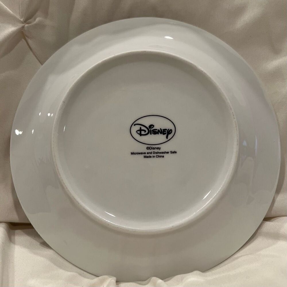 Disney Princess Snow White Jasmine Porcelain Bowl & Belle Rapunzel Plate Set - Picture 4 of 8